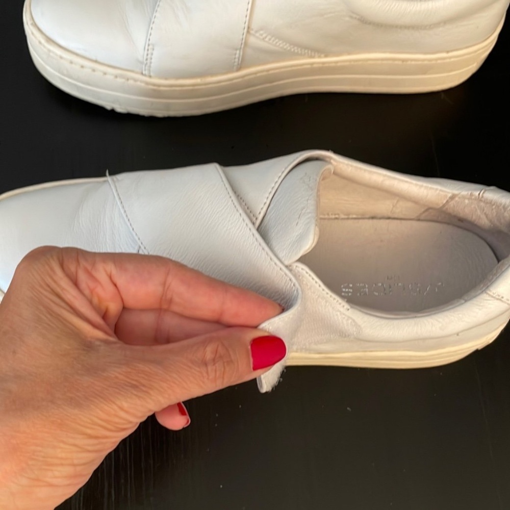 J/Slides White Platform Sneaker View 3